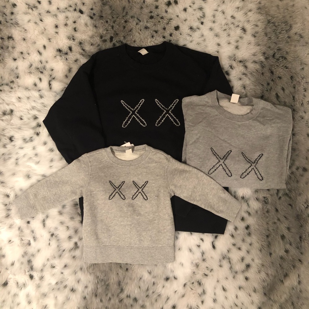 Uniqlo KAWS Mommy & Me Sweater Bundle